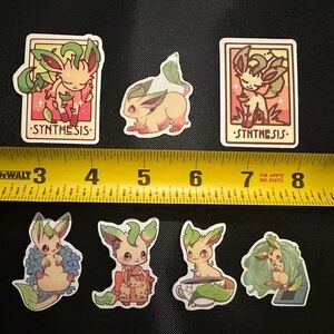 Lot of 7 Pokemon Vinyl Stickers